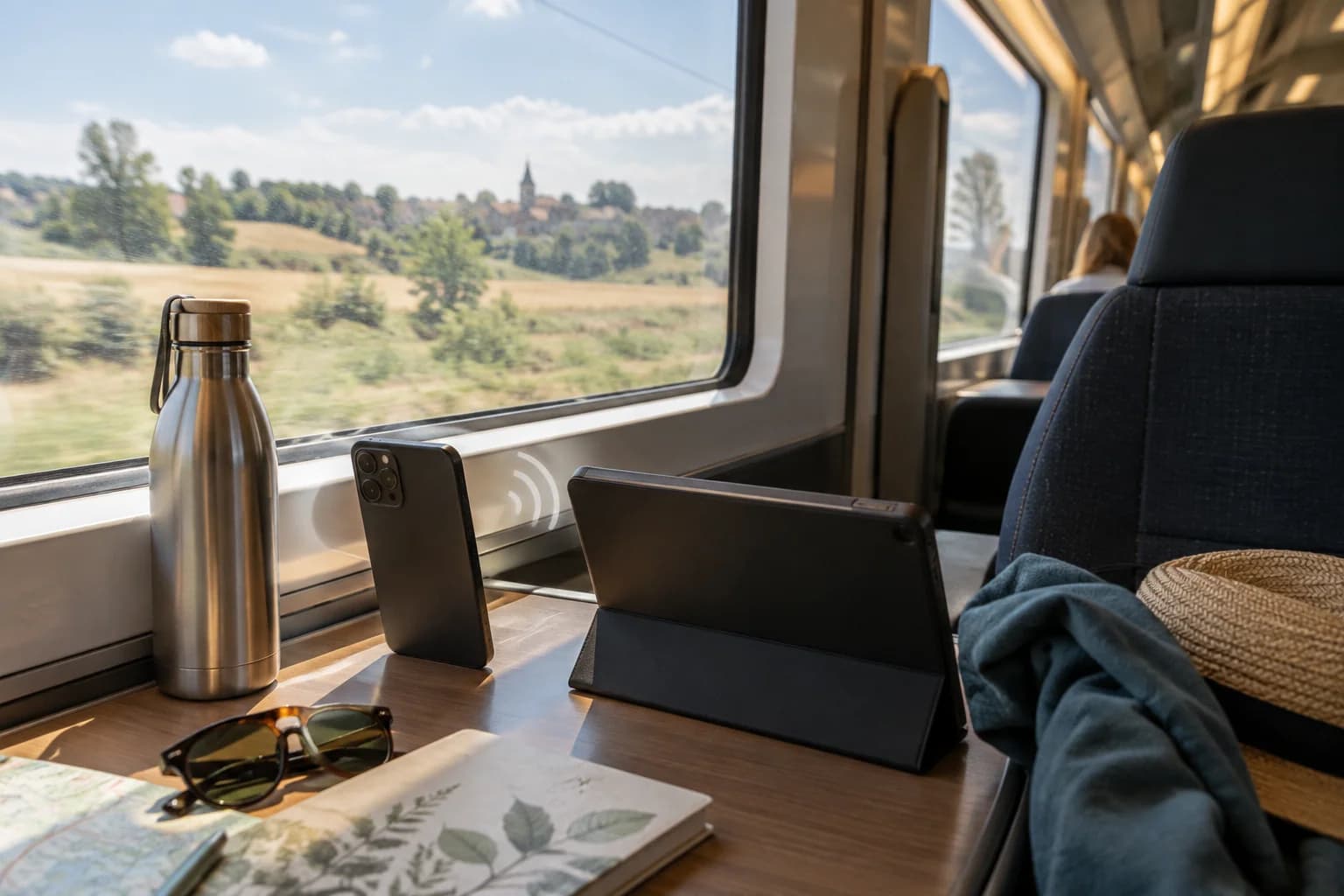 Partage de connexion iPhone avec une eSIM de voyage