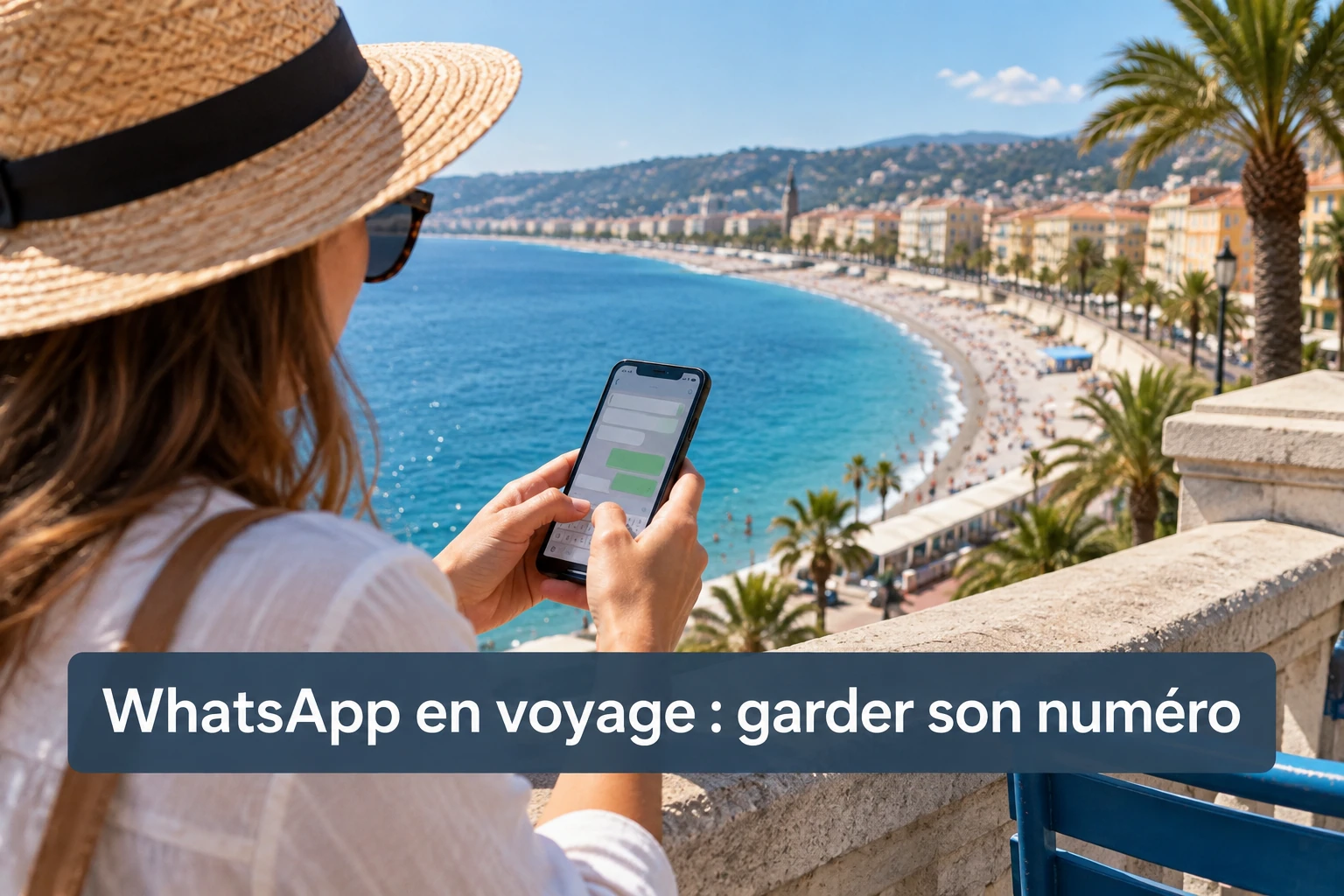 WhatsApp à l’étranger avec une eSIM : numéro et frais