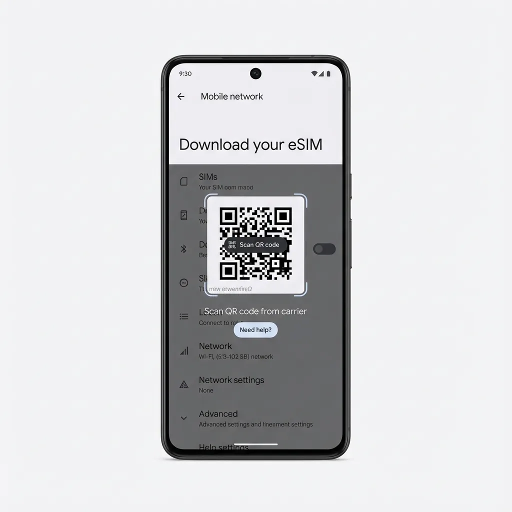 Google Pixel eSIM Setup